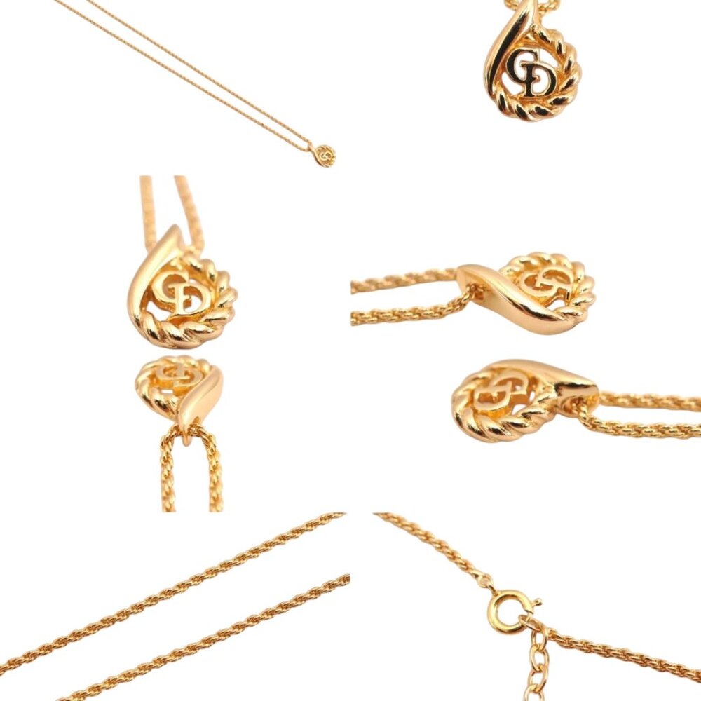 012172BV (L1) Christian Dior Necklace Chain Gold Metal - Picture 6 of 8